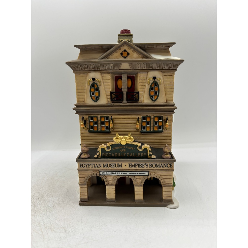 Department 56 2001 Dickens Village Series Piccadilly Gallery 56.58498 Retired